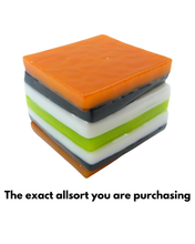 Glass liquorice allsort