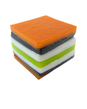 Glass liquorice allsort