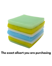 Glass liquorice allsort