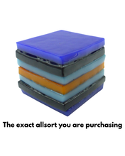 Glass liquorice allsort
