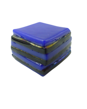 Glass liquorice allsort