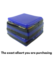 Glass liquorice allsort