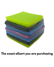 Glass liquorice allsort