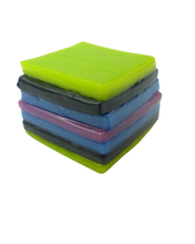 Glass liquorice allsort