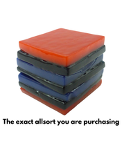Glass liquorice allsort