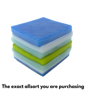 Glass liquorice allsort