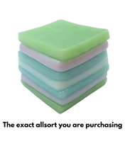 Glass liquorice allsort