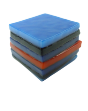 Glass liquorice allsort