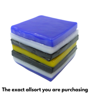 Glass liquorice allsort