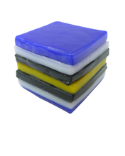 Glass liquorice allsort