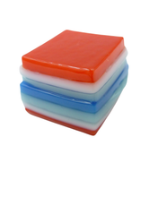 Glass liquorice allsort