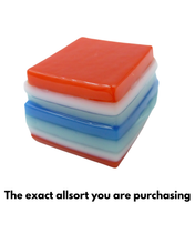 Glass liquorice allsort