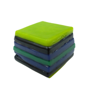 Glass liquorice allsort