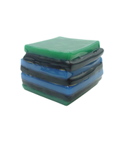 Glass liquorice allsort