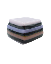 Glass liquorice allsort