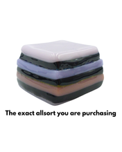 Glass liquorice allsort
