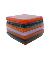 Glass liquorice allsort