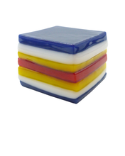 Glass liquorice allsort
