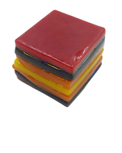 Glass liquorice allsort