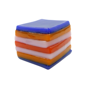 Glass liquorice allsort