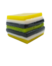 Glass liquorice allsort
