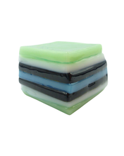 Glass liquorice allsort
